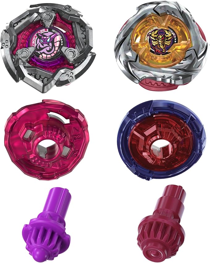 Beyblade X | Spear Scorpio 0-70Z UX & Tail Viper 3-85LO BX Dual Pack Set