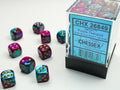 Gemini Purple-Teal/gold 12mm d6 Set di dadi (36 dice)