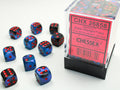 Gemini Black-Starlight/red 12mm d6 Set di Dadi (36 dice)