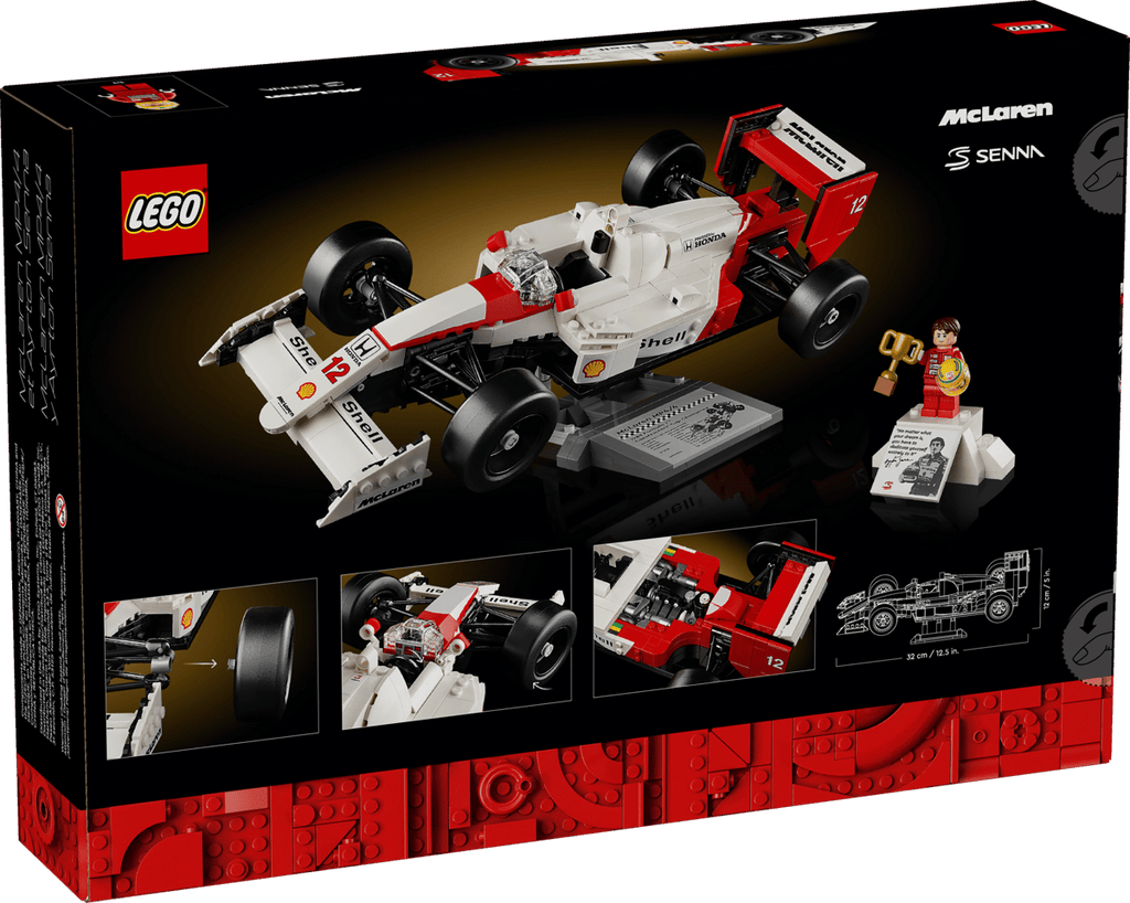 LEGO 10330 ICONS McLaren MP4/4 e Ayrton Senna