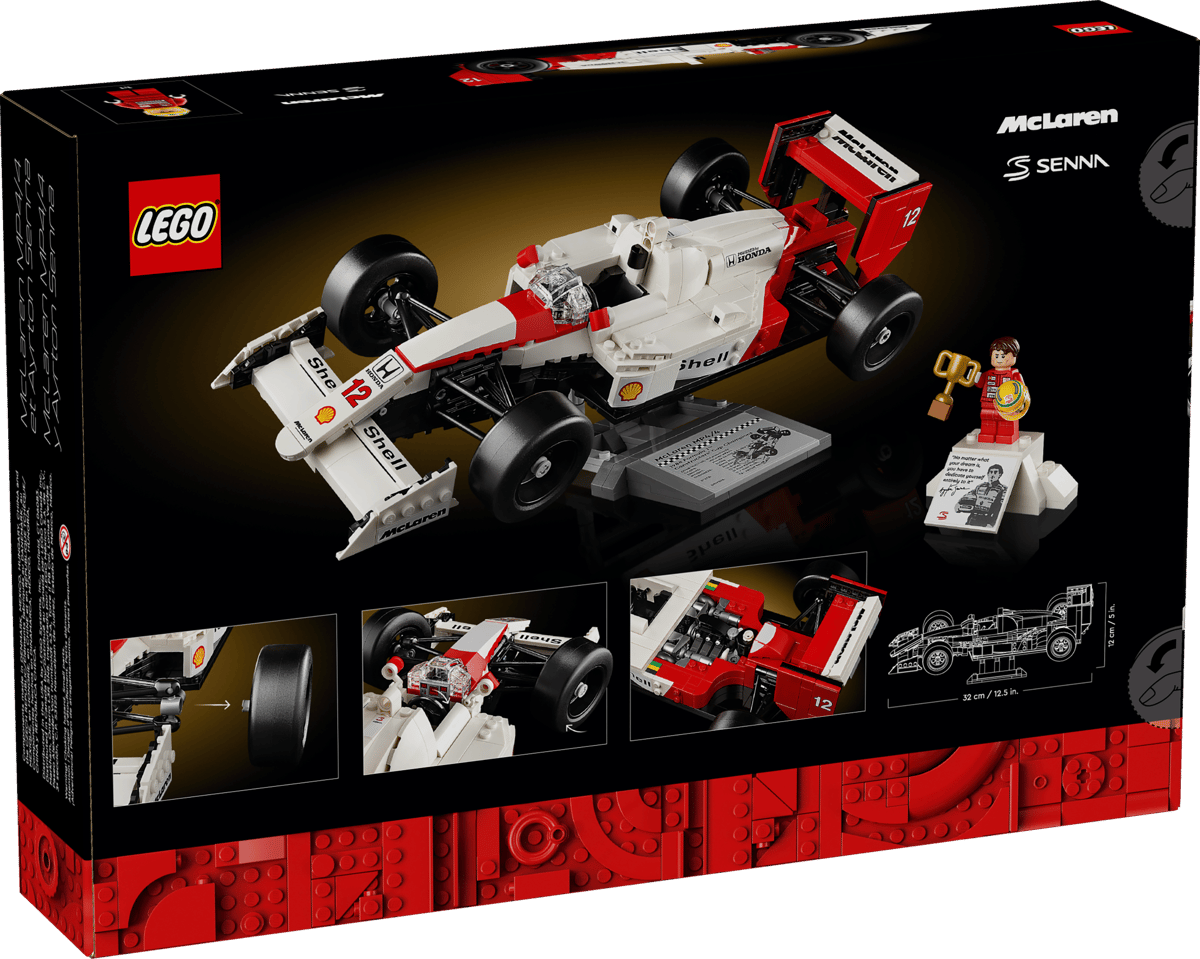 LEGO 10330 ICONS McLaren MP4/4 e Ayrton Senna