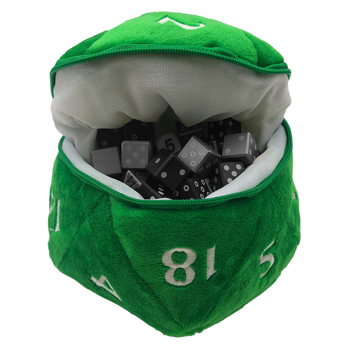 Ultra Pro D20 Plush Dice Bag: Verde