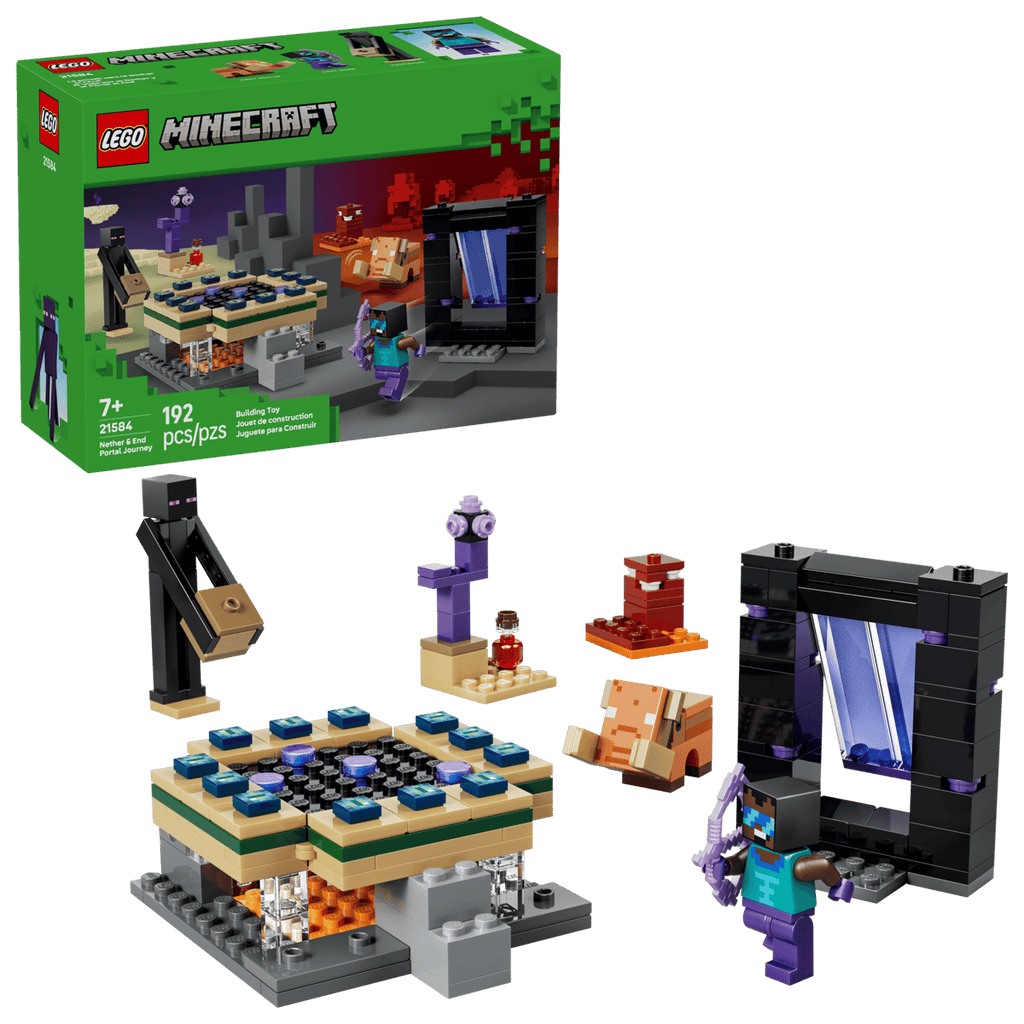 LEGO 21584 MINECRAFT - Viaggio nel Portale del Nether e dell’End
