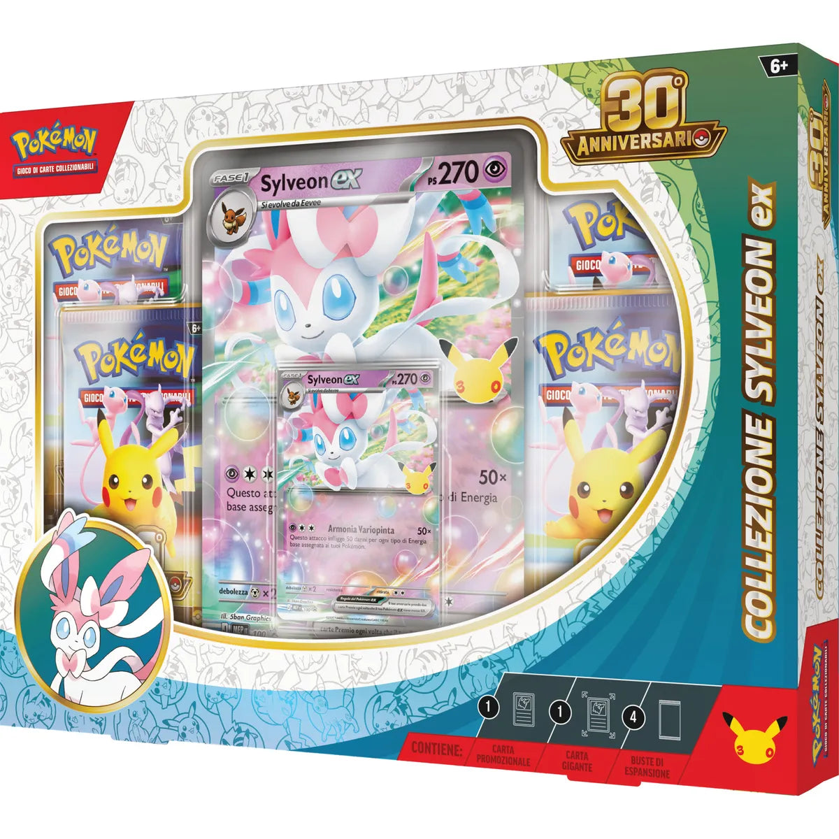 Pokémon 30° Anniversario - Collezione Greninja-EX e Sylveon-EX ITA (Release 16/09/2026)