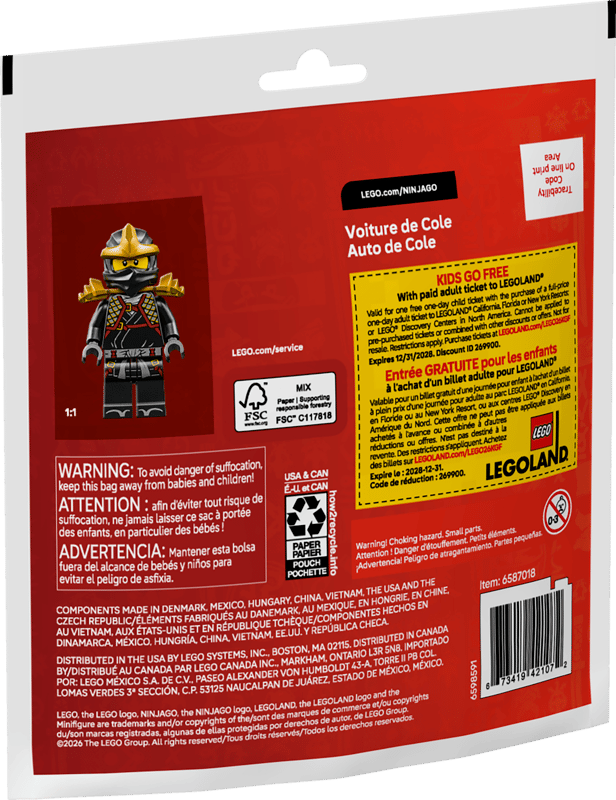 LEGO 30723 NINJAGO - Auto ninja di Cole