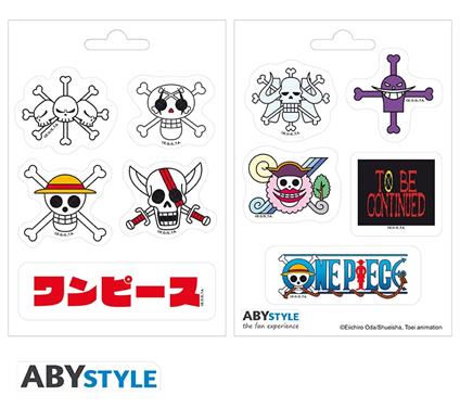 ONE PIECE STICKERS EMPEROR SKULLS