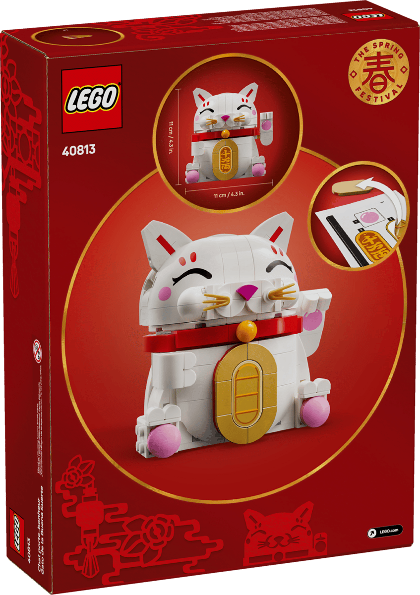 LEGO 40813 Spring Festival - Gatto della fortuna