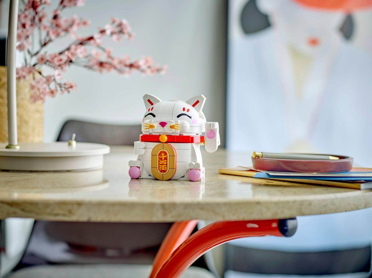 LEGO 40813 Spring Festival - Gatto della fortuna