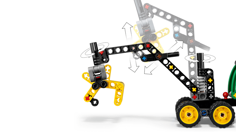 LEGO 42218 TECHNIC - Mietitrebbia gommato John Deere 1470H