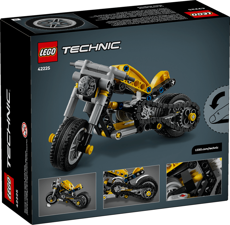 LEGO 42225 TECHNIC - Moto gialla