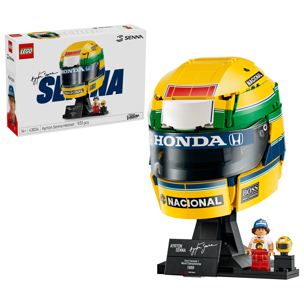 LEGO 43022 EDITIONS VEHICLES - Casco di Lewis Hamilton Scuderia Ferrari HP