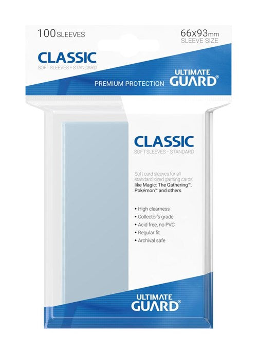 Ultimate Guard 100 Soft Sleeves Standard Size