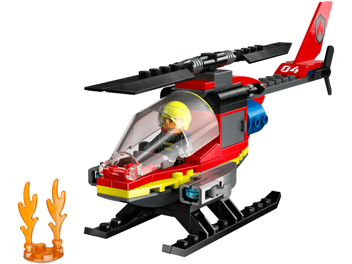 LEGO 60411 CITY Elicottero dei pompieri