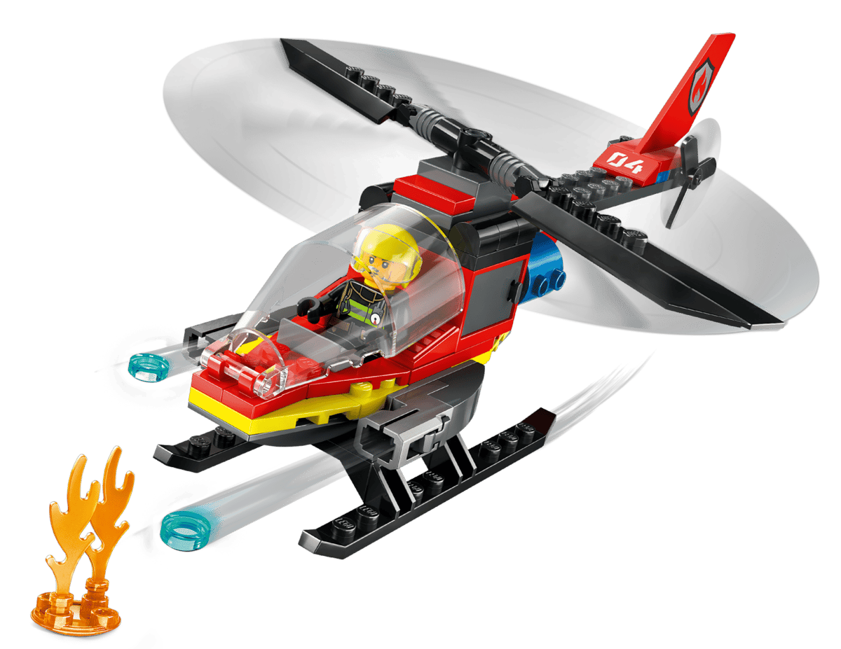 LEGO 60411 CITY Elicottero dei pompieri