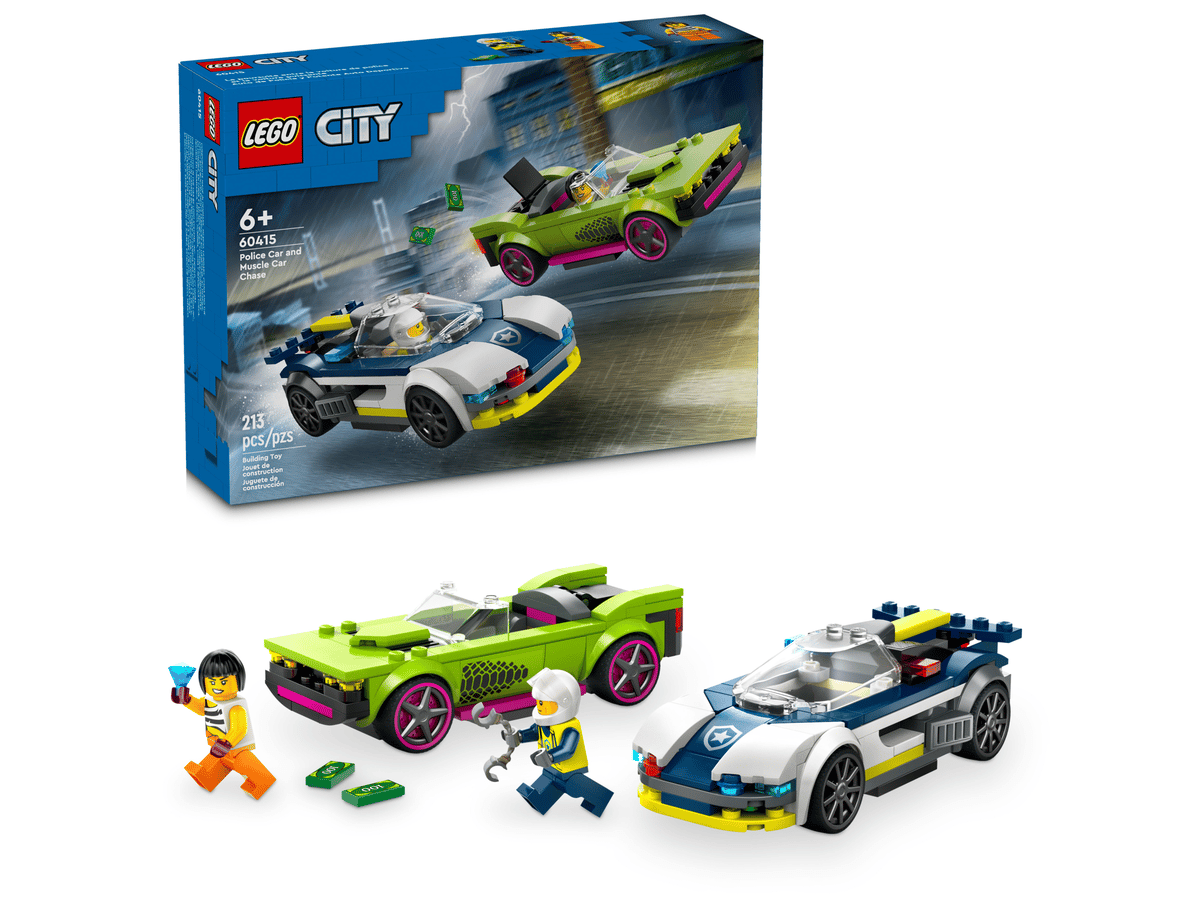 LEGO CITY 60415 Inseguimento della macchina da corsa