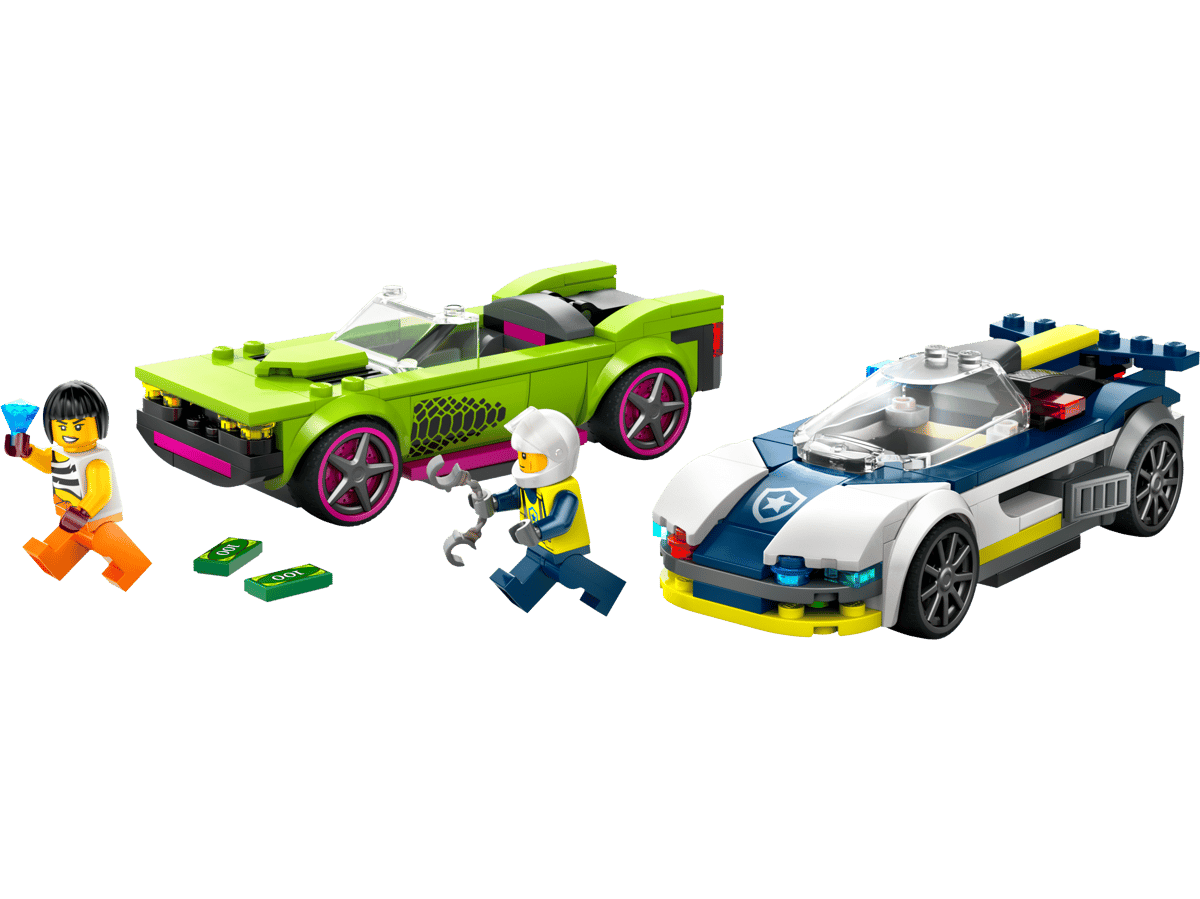 LEGO CITY 60415 Inseguimento della macchina da corsa