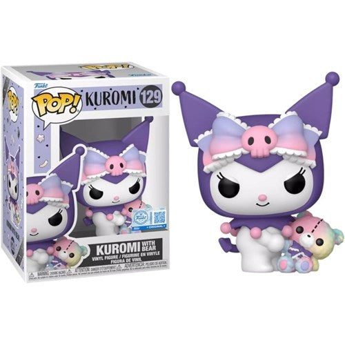 FUNKO POP Sanrio: Kuromi - 129 Kuromi With Bear (Exclusive) 9cm (Pop!)