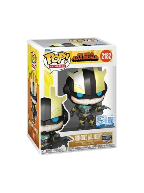 FUNKO POP Animation: My Hero Academia - 2182 Armored All Might (Exclusive) (Metallic)  9cm (Pop!)