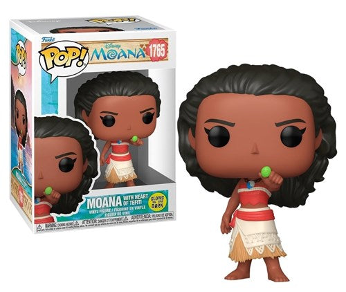 FUNKO POP Disney: Oceania - 1765 Moana with Heart of Tefiti (Glows in The Dark) 9cm  (Pop!)