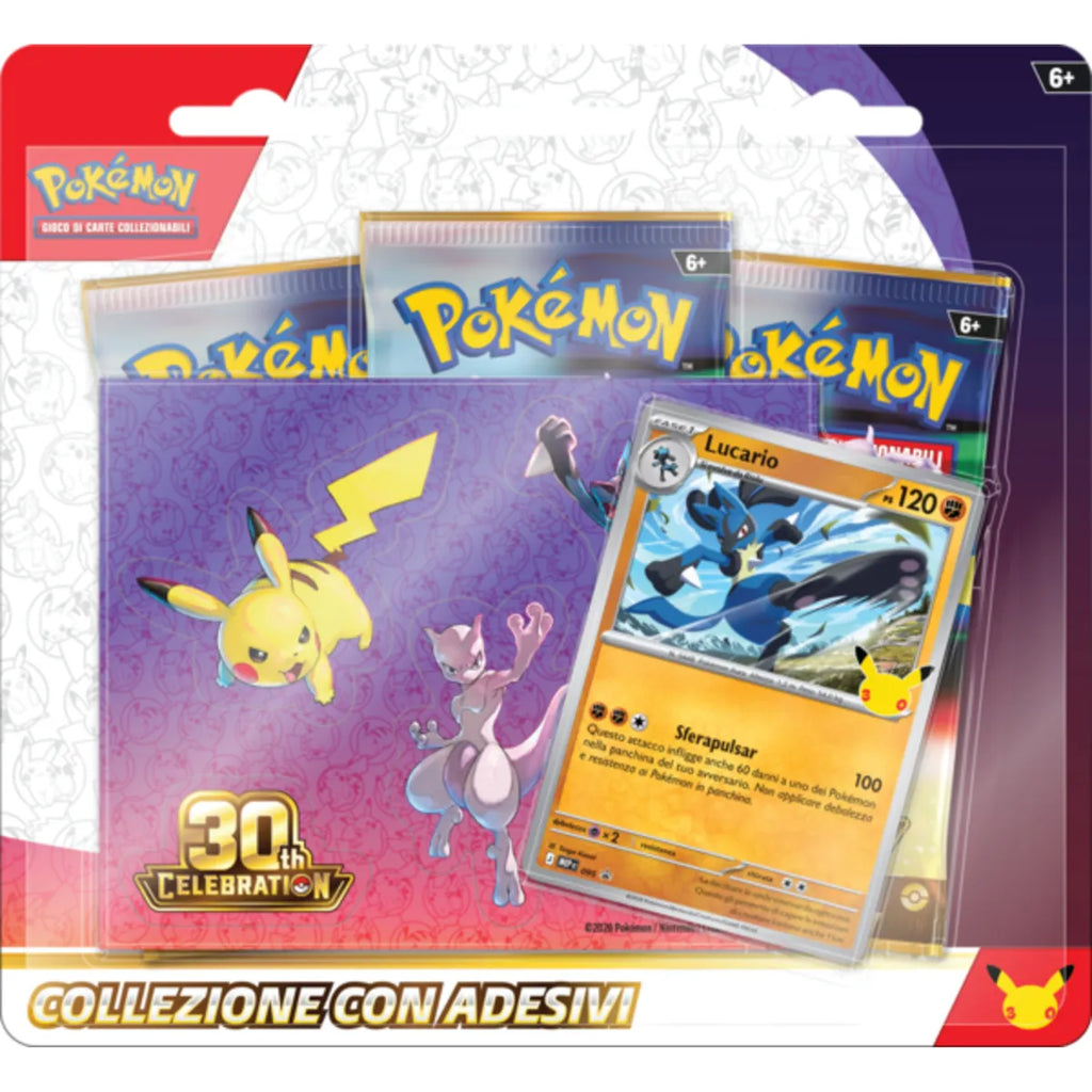 Pokémon 30° Anniversario - Collezione con Adesivi ITA (Release prevista 16/09/2026)