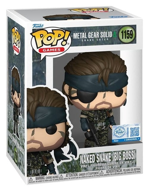 FUNKO POP Games: Metal Gear Solid - 1159 Naked Snake (Big Boss) (Exclusive) 9cm  (Pop!)