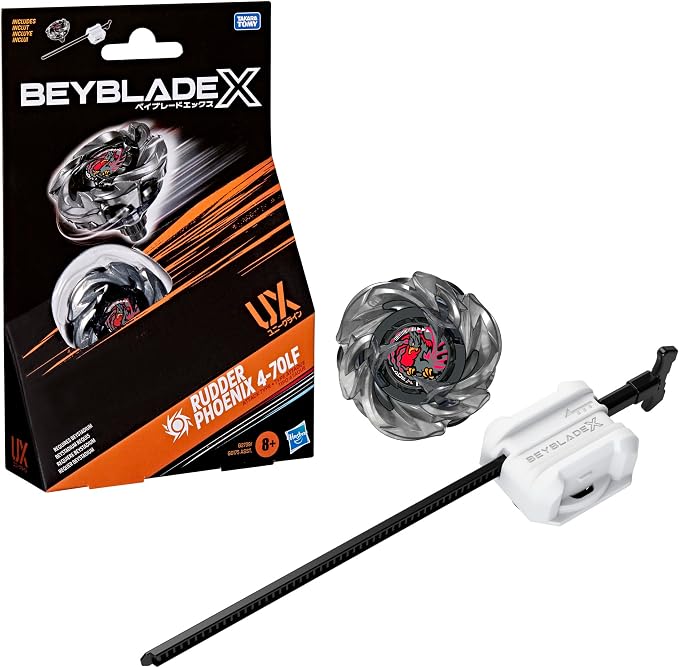 Beyblade X | Rudder Phoenix 4-70LF UX Starter Pack Set