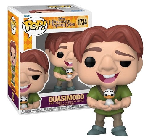 FUNKO POP Disney: The Hunchback of Notre Dame - 1734 Quasimodo (with Bird) 9cm  (Pop!)