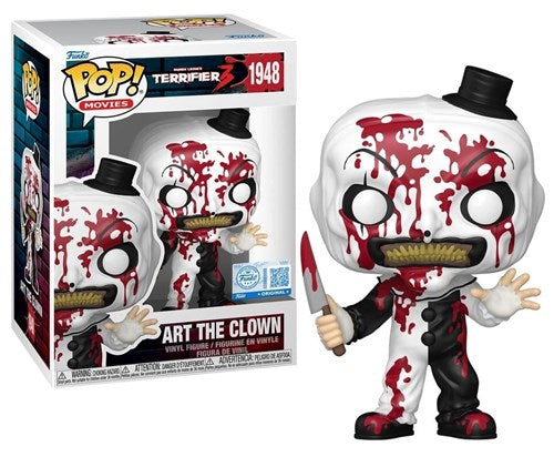 FUNKO POP Movies: Terrifier 3 - 1948 Art the Clown (Bloody) (Exclusive) 9cm
