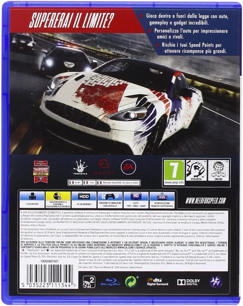 Need for Speed: Rivals - PlayStation 4 (USATO)