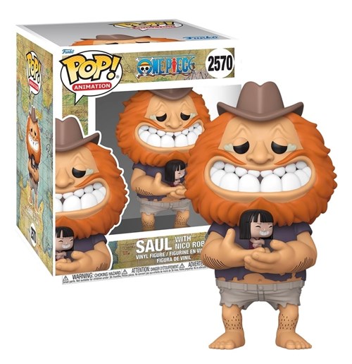 FUNKO POP One Piece - 2570 Saul with Nico Robin (Release 31/12/2026)