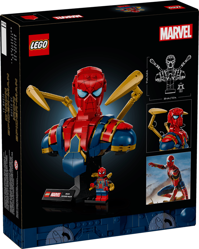 LEGO 76326 SUPER HEROES MARVEL - Busto di Iron Spider-Man