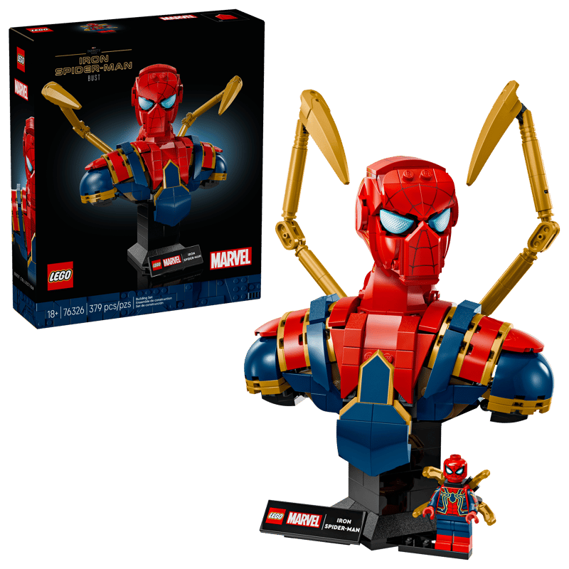LEGO 76326 SUPER HEROES MARVEL - Busto di Iron Spider-Man