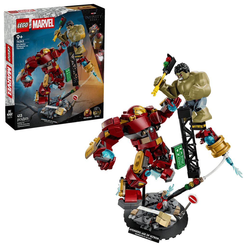 LEGO 76343 SUPER HEROES MARVEL - Battaglia epica: Hulkbuster vs. The Hulk