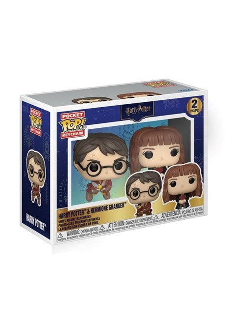 FUNKO POP Keychain: Harry Potter 2Pack - Harry Potter & Hermione Granger (Release 31/01/2027)