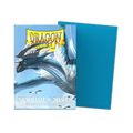 DRAGON SHIELD Dual Matte Sleeves - Sky Blue & Silver (100 Sleeves)