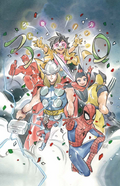 AMAZING SPIDER-MAN 57 - SPIDER-MAN 857 - VARIANT PEACH MOMOKO 30 ANNI