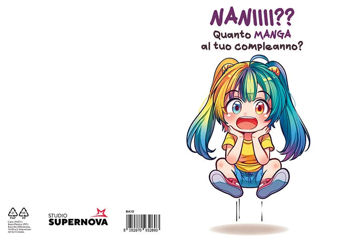BIGLIETTO AUGURI QUANTO MANGA AL TUO COMPLEANNO?