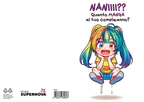 BIGLIETTO AUGURI QUANTO MANGA AL TUO COMPLEANNO?