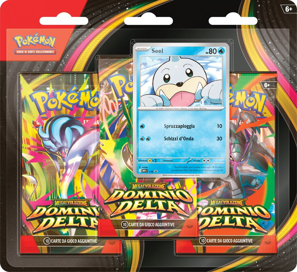Pokémon Megaevoluzione Dominio Delta Blister 3 Buste + Promo ITA (Release 06/11/2026)