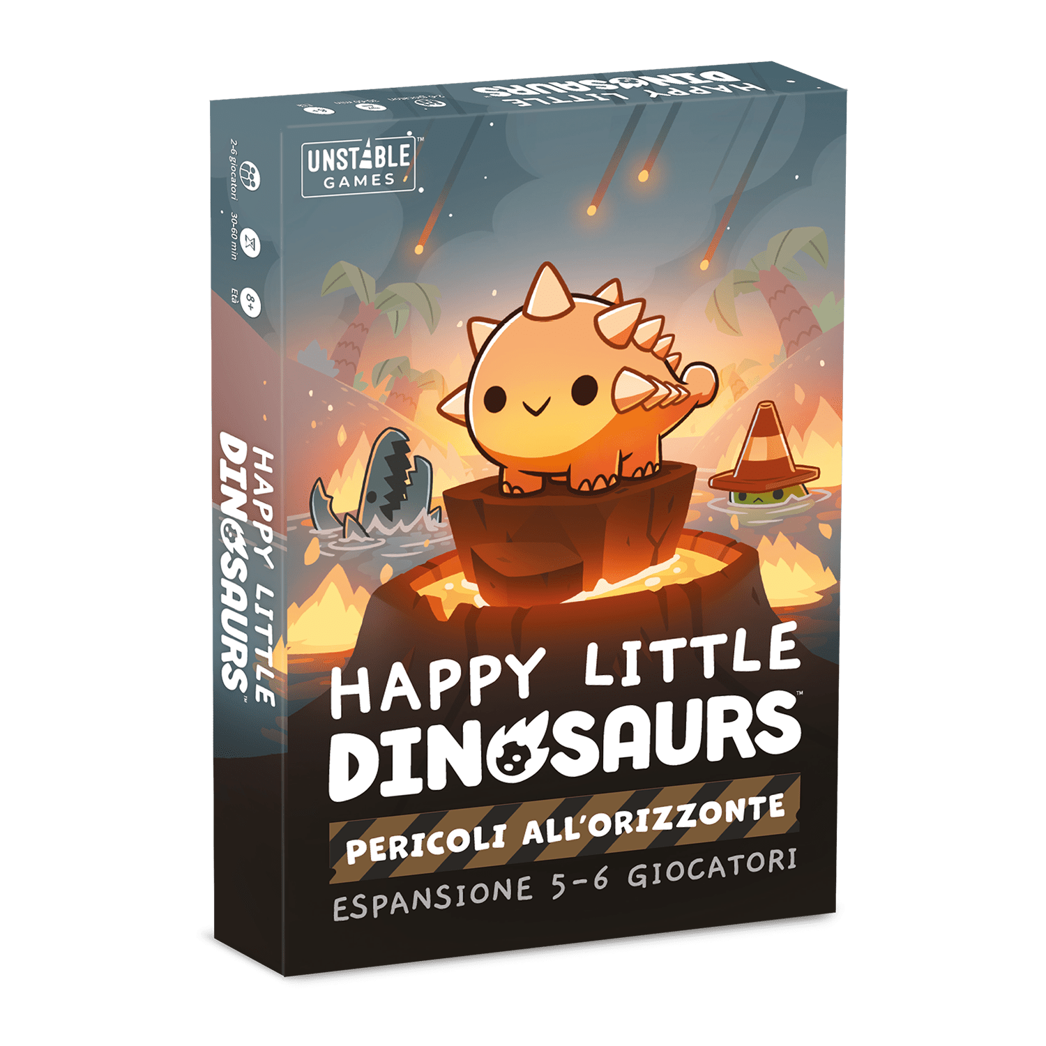 Happy Little Dinosaurs: Pericoli all'orizzonte (Espansione 5-6 giocatori)