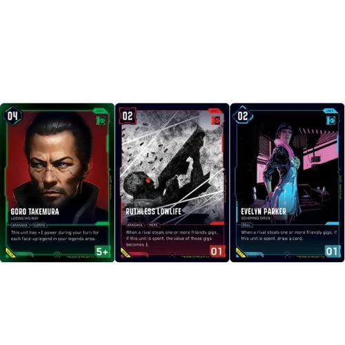 CYBERPUNK TCG - WELCOME TO NIGHT CITY - BOX 24 BUSTE - ENG – foto 3