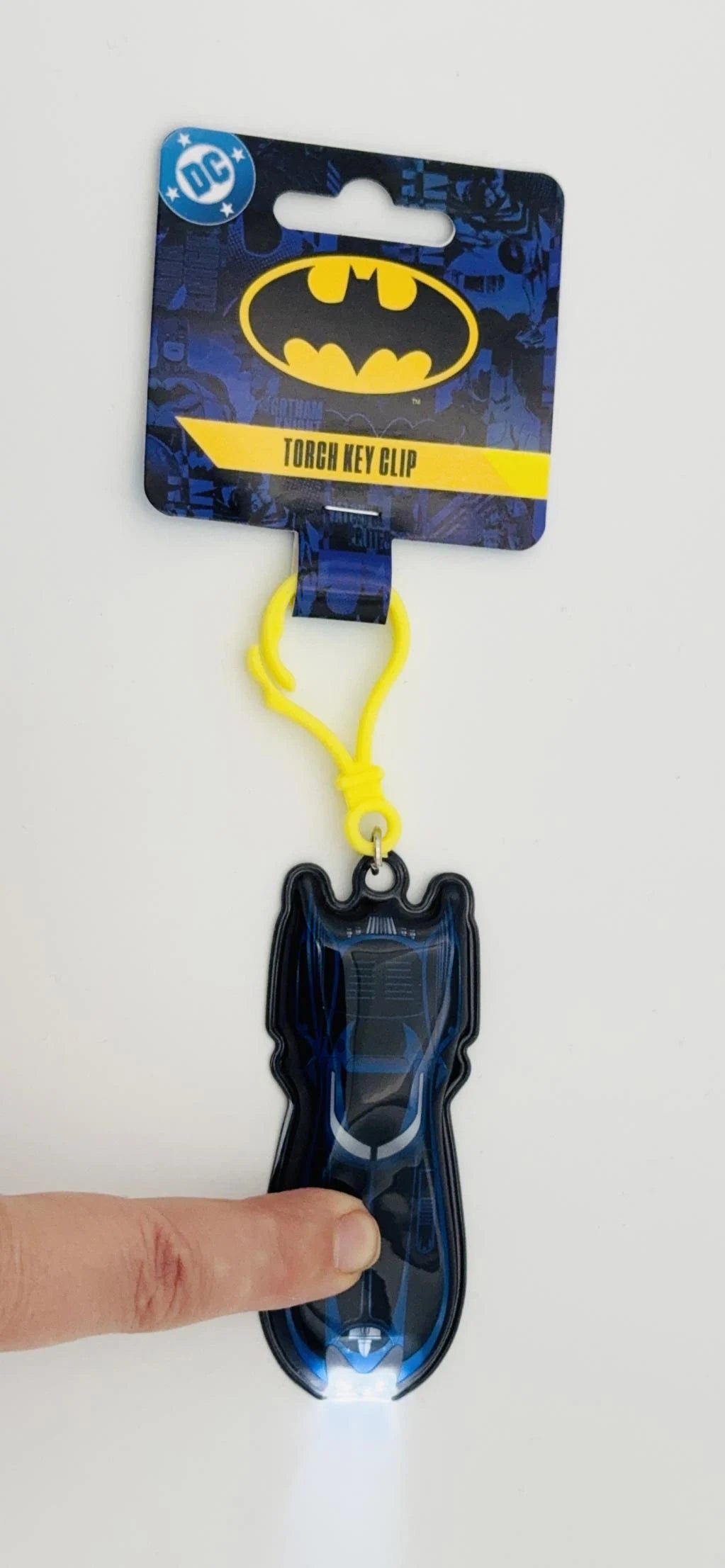 Portachiavi con torcia Batmobile