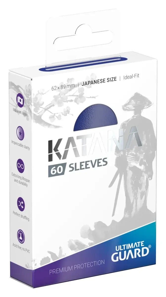 Ultimate Guard Katana Sleeves Japanese Size (60) - Blue