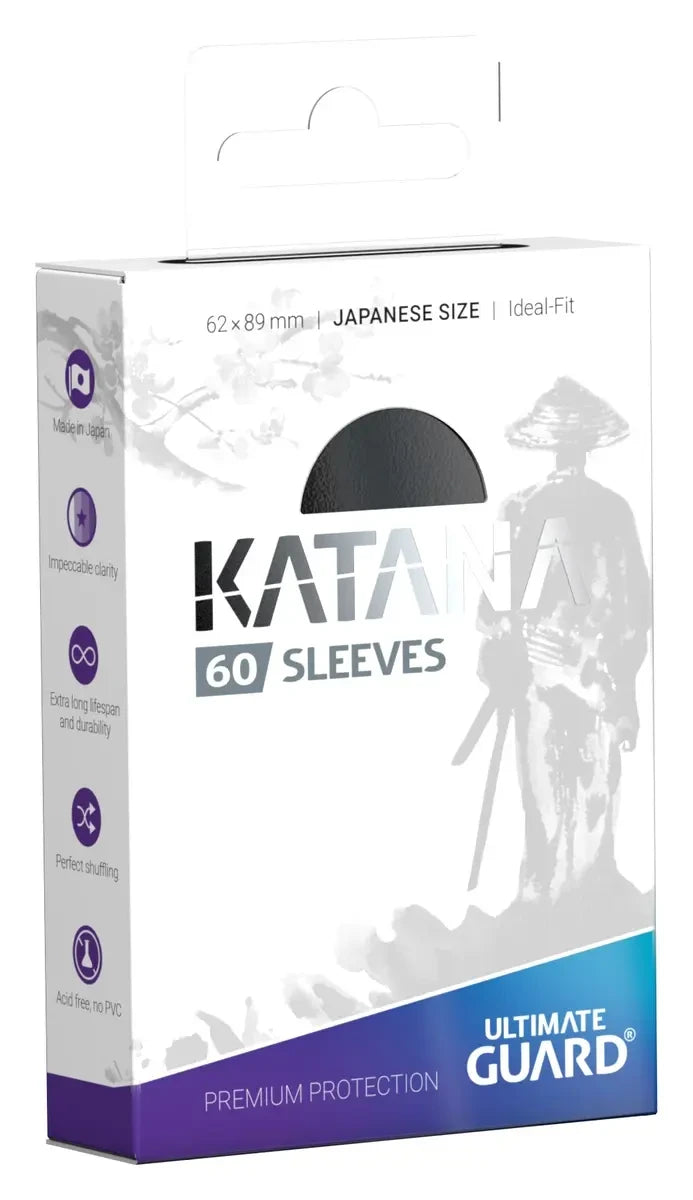 Ultimate Guard Katana Sleeves Japanese Size (60) - Black