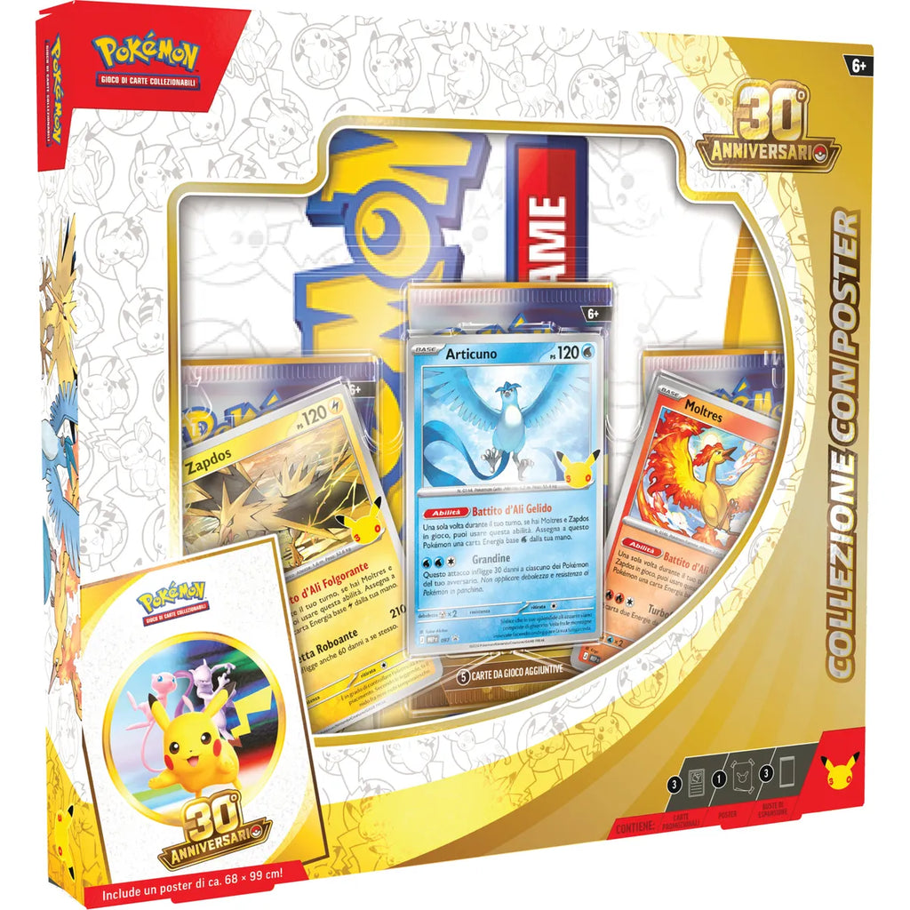 Pokémon 30° Anniversario - Collezione con Poster ITA (Release 16/09/2026)