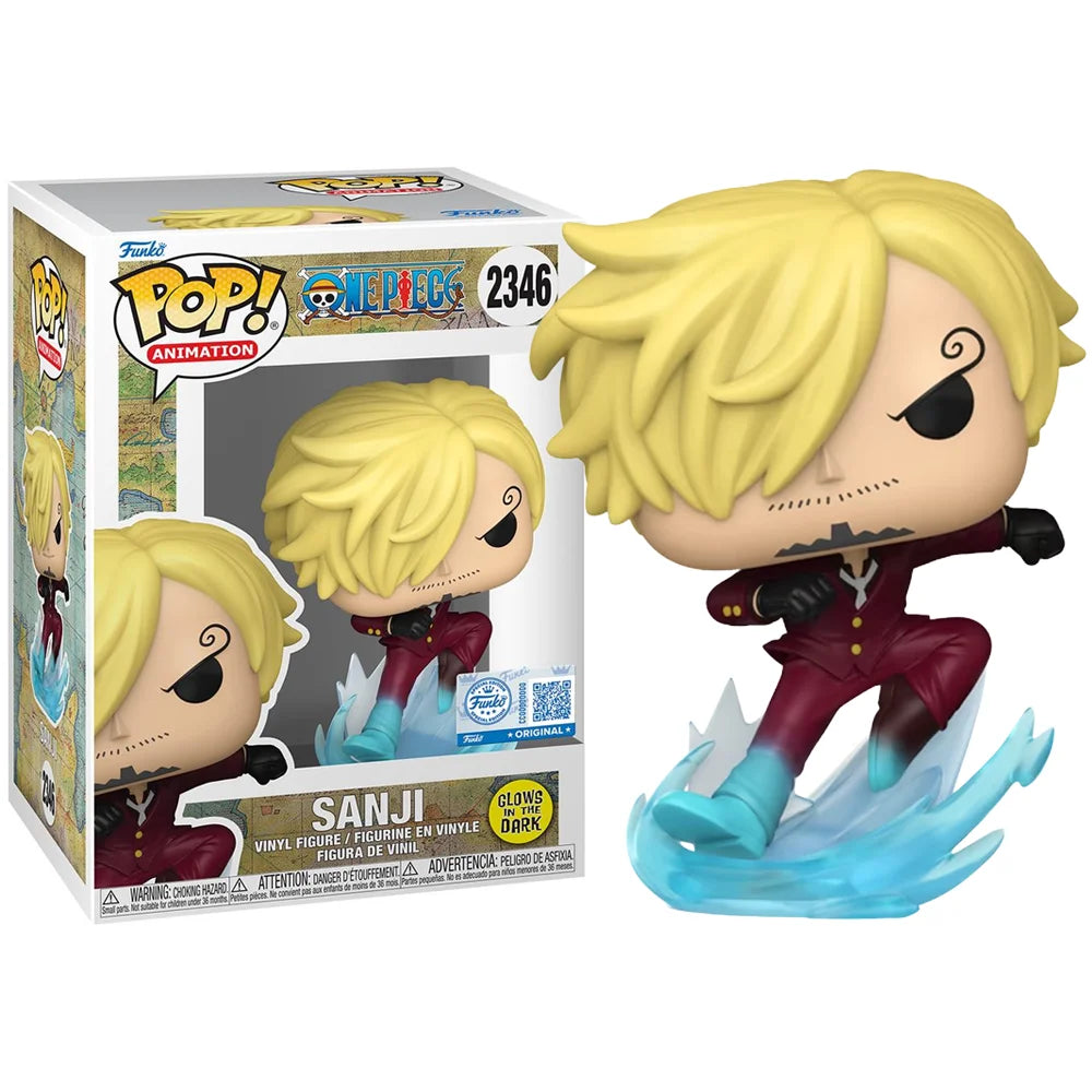 FUNKO POP! One Piece - 2346 Sanji (Glow In The Dark) (Exclusive)