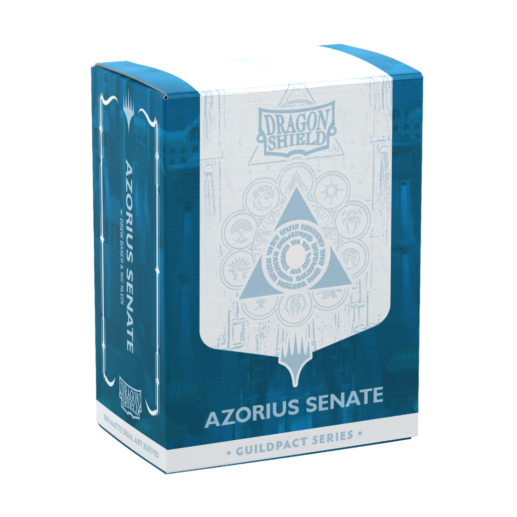 Dragon Shield Guild Pact Series: Azorius Senate Matte Dual Art Sleeves