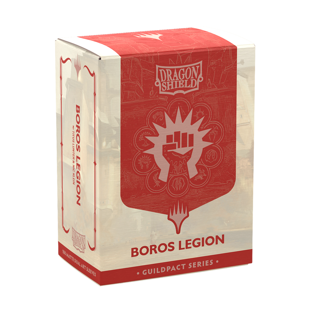 Dragon Shield Guild Pact Series Boros Legion Matte Dual Art Sleeves