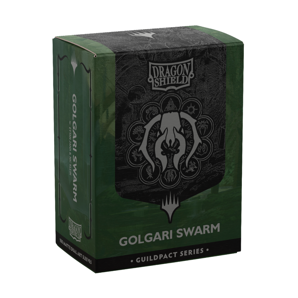 Dragon Shield Guild Pact Series Golgari Swarm Matte Dual Art Sleeves