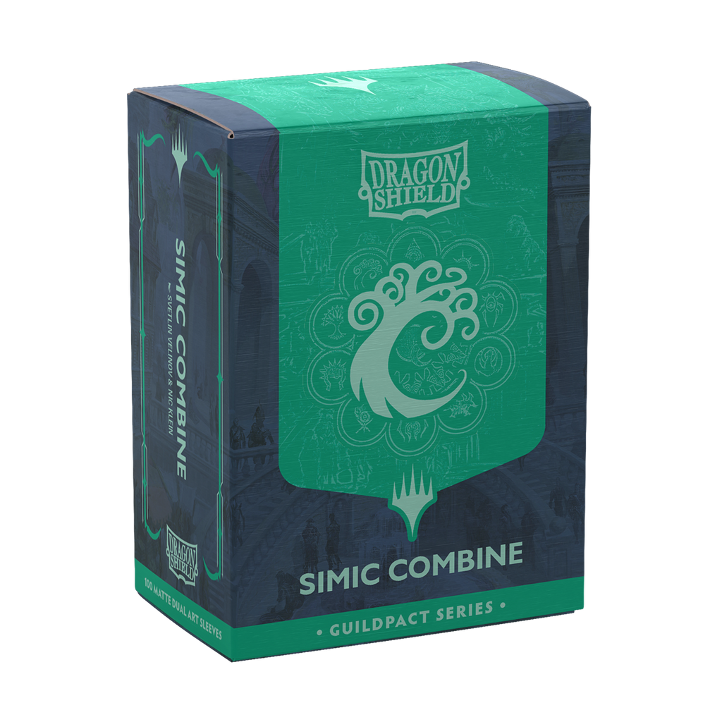 Dragon Shield Guild Pact Series Simic Combine Matte Dual Art Sleeves
